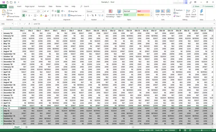 Excel Data Processing System